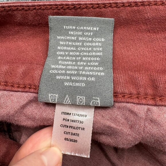 Torrid Jeggings Womens 18R Rust Zipper Accents Super Soft Skinny Jeans Moto Tech - Picture 7 of 16